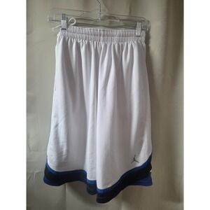 Mens Nike Jordan Shorts White/Blue‎ Sz M